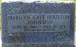 Marilyn Kaye <I>Houston</I> Johnson 