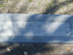Annie <I>Morley</I> Armitage 
