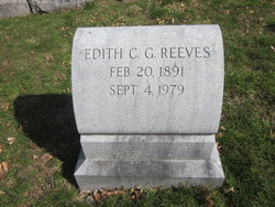 Edith Clayton <I>Godshall</I> Reeves 