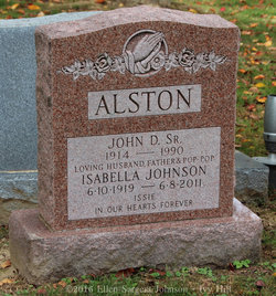 Isabella “Issie” <I>Johnson</I> Alston 
