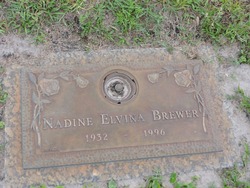 Nadine Elvina <I>Allen</I> Brewer 