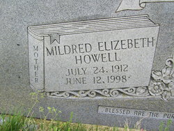 Mildred Elizebeth <I>Howell</I> Waddle 