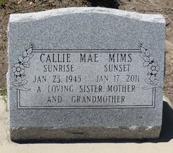 Callie Mae Mims 
