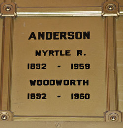 Myrtle Ada <I>Rude</I> Anderson 