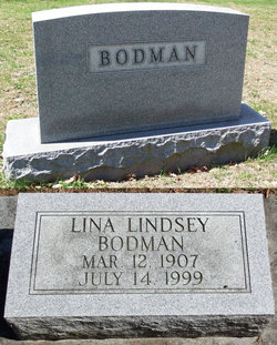 Lina <I>Lindsey</I> Bodman 