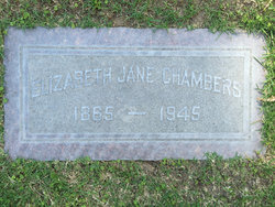 Jane Elizabeth <I>Perry</I> Chambers 
