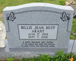 Billie Jean <I>Huff</I> Arant 