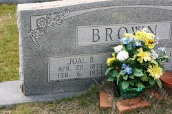 Joal B “Joe” Brown 