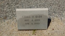 Ethel Lillian <I>Ridgeway</I> Babb 