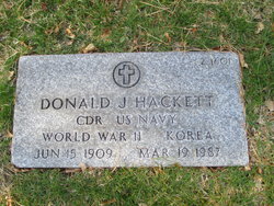 CDR Donald J Hackett 