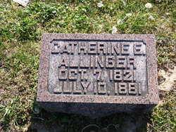 Catherine Elizabeth <I>Schaaf</I> Allinger 
