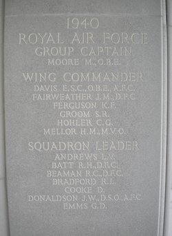 Squadron Leader Desmond Cooke 