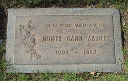 Mary Monte <I>Gann</I> Abbott 