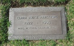 Clara Louise <I>Mills</I> Armstrong 