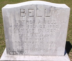 Lillian Alice <I>Mays</I> Bell 