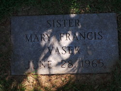 Sister Mary Francis Vasek 