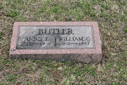 Anna Louisa Elizabeth “Annie” <I>Brown</I> Butler 