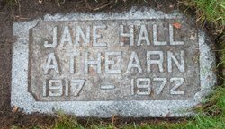 Jane <I>Hall</I> Athearn 
