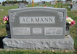 Anna J <I>Dieken</I> Ackmann 
