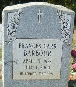 Frances Lucille <I>Carr</I> Barbour 
