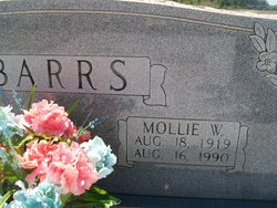 Mollie <I>Woods</I> Barrs 