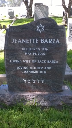 Jeanette Gladys <I>Berman</I> Barza 
