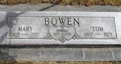 Mary Elizabeth <I>Gibbins</I> Bowen 