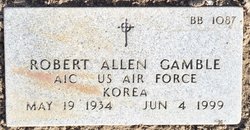 A1C Robert Allen Gamble 