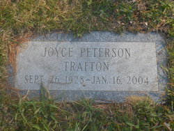 Joyce <I>Peterson</I> Trafton 