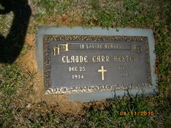 Claude Carr Hester 
