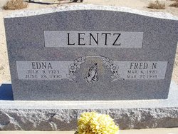 Edna <I>Klettke</I> Lentz 