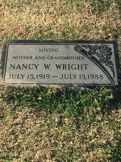 Nancy Wilma <I>Hoover</I> Wright 