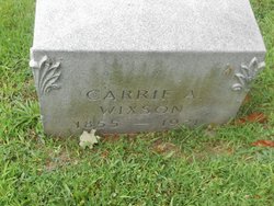Carrie A <I>Andrus</I> Wixson 