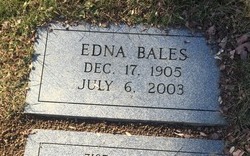 Edna Bales 