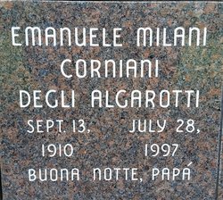 Emanuele Milani Corniani Degli Algarotti 