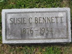 Susan Catherine “Susie” <I>Borah</I> Bennett 