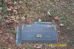 Nancy Clara “Nannie” <I>Angel</I> Moffitt 