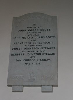 Major John Michael Corse-Scott 