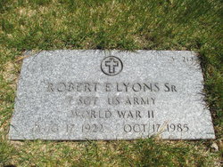 Robert E Lyons Sr.
