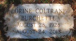 Lorine <I>Coltrane</I> Burchette 