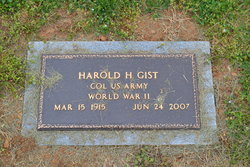 Dr Harold Howard Gist 
