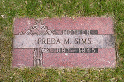 Freda Marie <I>Wilson</I> Sims 