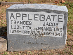 Frances Lucetta <I>Ruggles</I> Applegate 