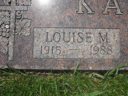 Louise Mary <I>Guastapaglia</I> Karl 