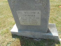 PFC William A Crowder 