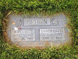 Mary <I>Leavitt</I> Brown 