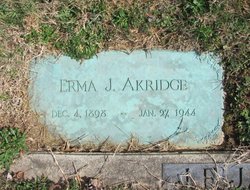 Erma <I>Jackson</I> Akridge 