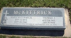Mary J <I>McCormick</I> McKittrick 
