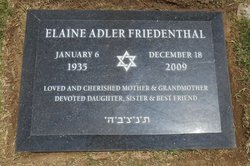 Elaine <I>Adler</I> Friedenthal 