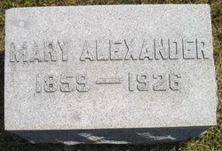Mary E. <I>Oliver</I> Alexander 